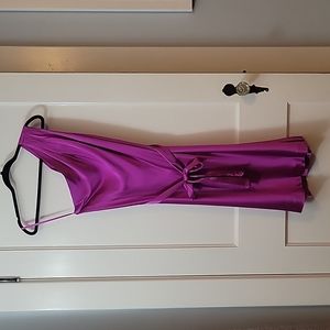 Women's Banana Republic Hot Pink Off the Shoulder Dress